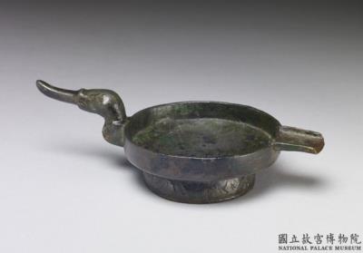 图片[2]-Pan plate with goose-head, Song dynasty or later-China Archive